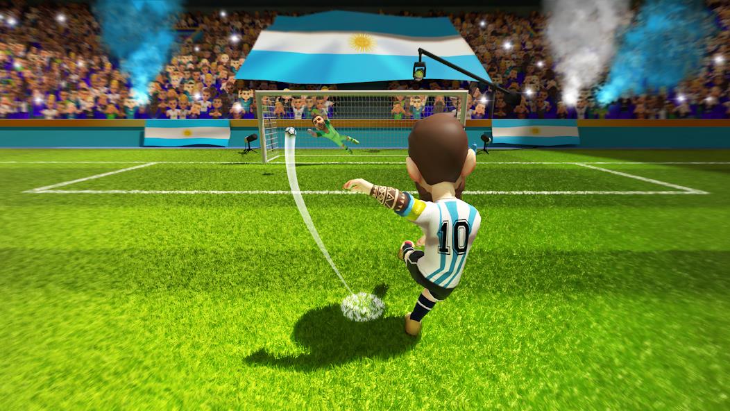 Mini Football - Mobile Soccer Mod Screenshot 1