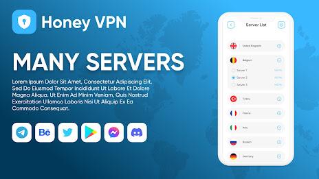 Honey VPN - Fast & Secure Screenshot 3