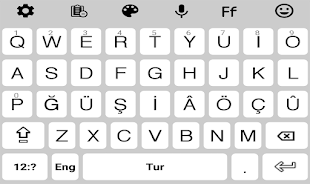 Turkish Language keyboard 202 Screenshot 1