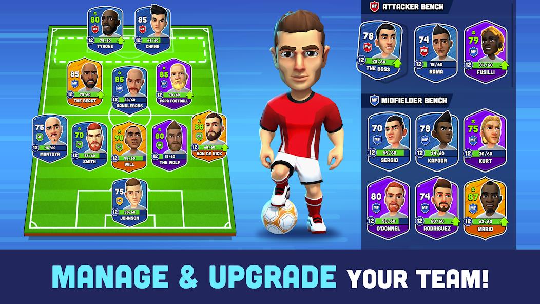 Mini Football - Mobile Soccer Mod Screenshot 4