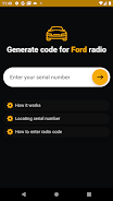 Ford radio code generator Screenshot 1