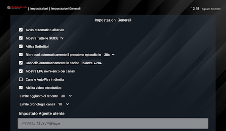 IPTV ITALIA TV + VPN Screenshot 6