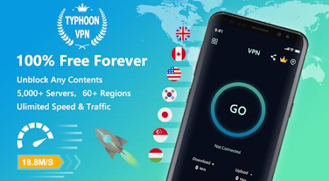 Typhoon VPN - Super Fast VPN Screenshot 9