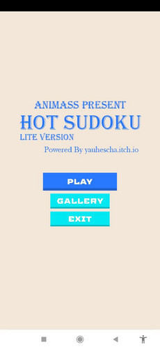 AnimAss - Hot Sudoku Lite Screenshot 1