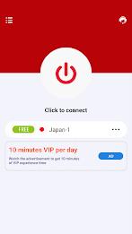 VPN Japan - JP VPN Proxy Screenshot 1