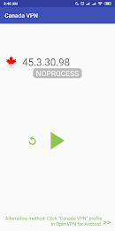 Canada VPN -Plugin for OpenVPN Screenshot 1