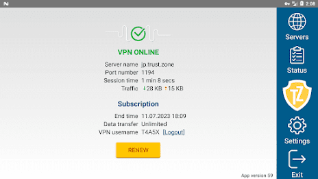 Trust.Zone VPN - Anonymous VPN Screenshot 12