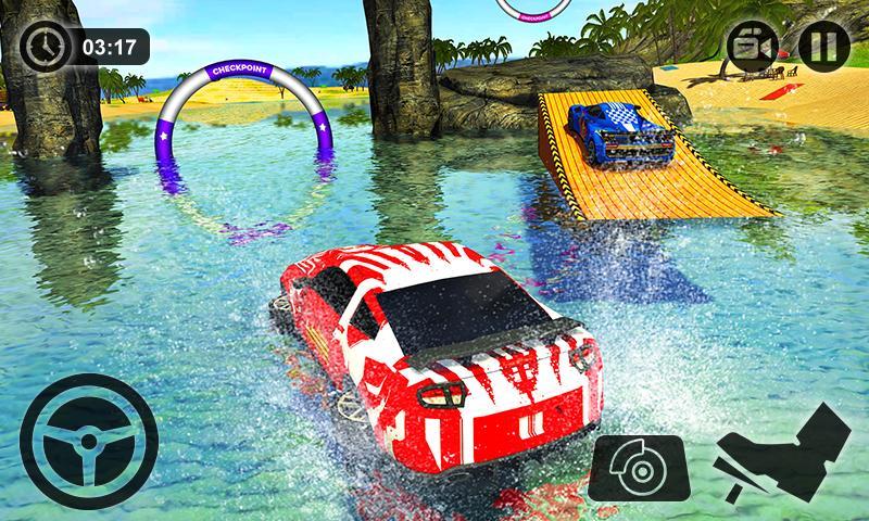 Floating Water Surfer Car Driv Screenshot 3