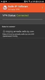 Radio IP Armada Mobile VPN Screenshot 1