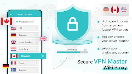 Secure VPN Master : WiFi Proxy Screenshot 1