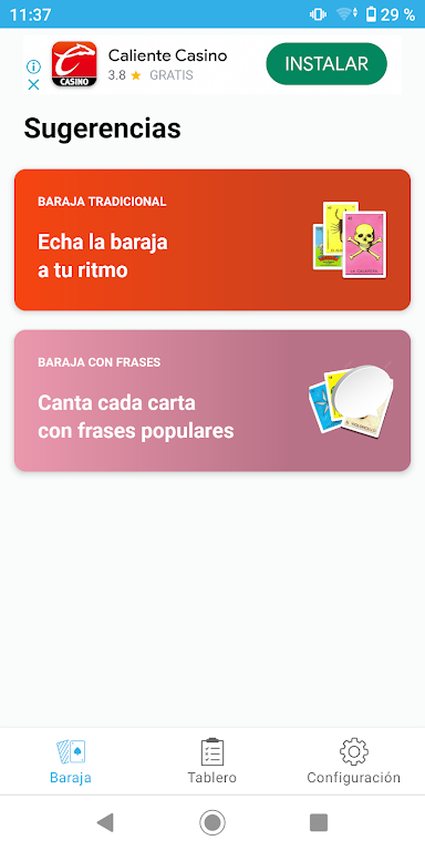 Lotería Mexicana Screenshot 1