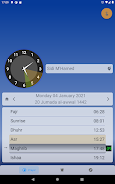 Qibla direction & prayer times Screenshot 1