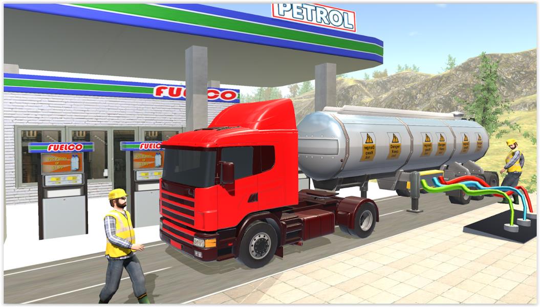 Oil Tanker Truck Driving Screenshot 5