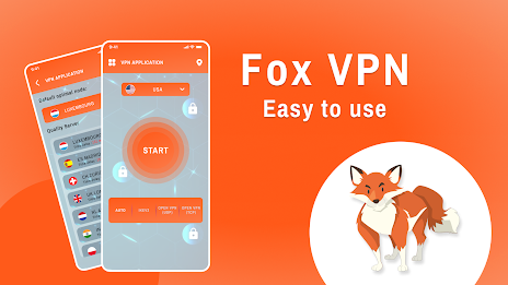 Fox VPN Unlimited Fast Proxy Screenshot 1