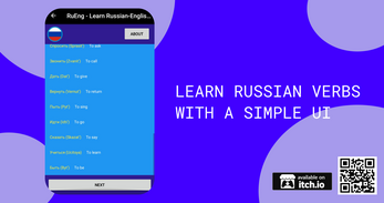 RuEng - Russian and English Verbs Screenshot 1