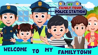 My Family Town - City Police Screenshot 1