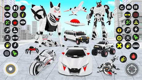 Fox Robot Transform Bike Game Screenshot 2