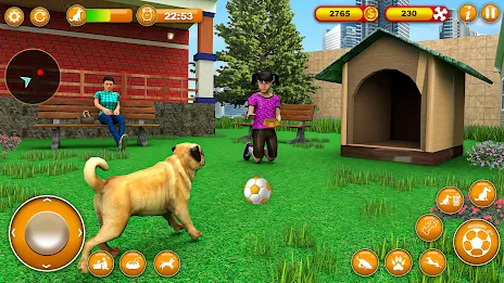 Pet Dog Family Adventure Games Screenshot 1