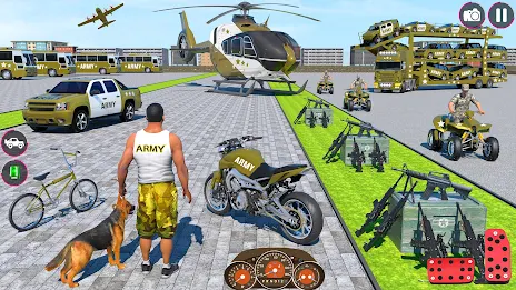 Army Car Truck Transport Games Screenshot 1