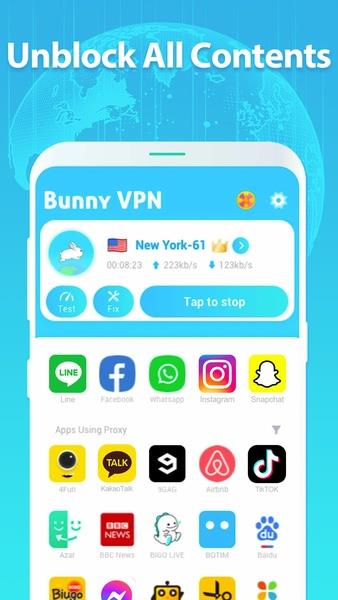 Bunny VPN Proxy - Free VPN Master with Fast Speed Screenshot 11