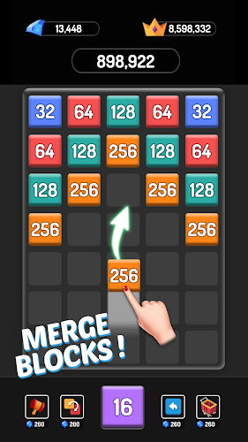 X2 Blocks: 2048 Number Games Screenshot 2