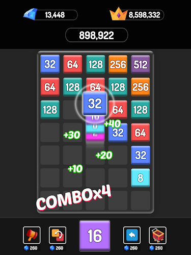 X2 Blocks: 2048 Number Games Screenshot 7