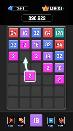 X2 Blocks: 2048 Number Games Screenshot 1