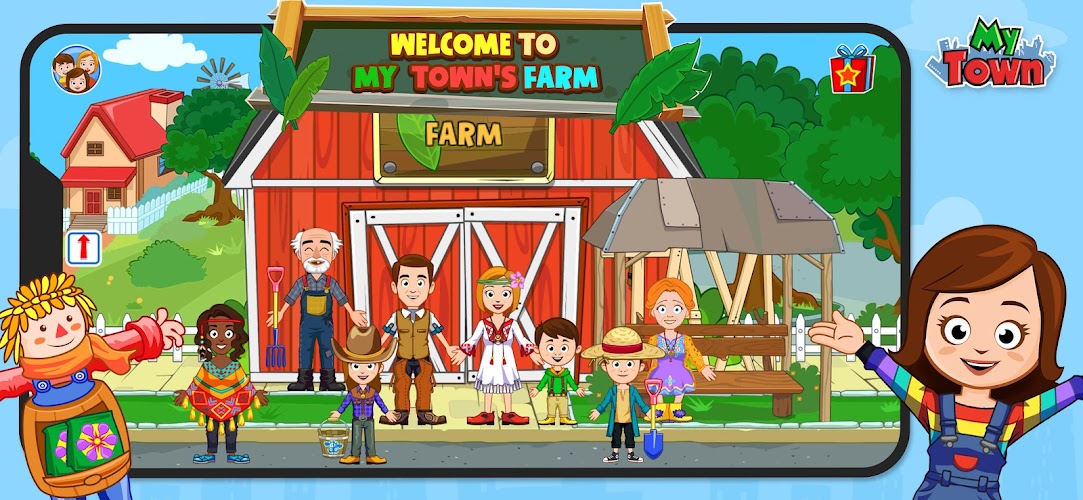 My Town Farm Animal game Screenshot 1