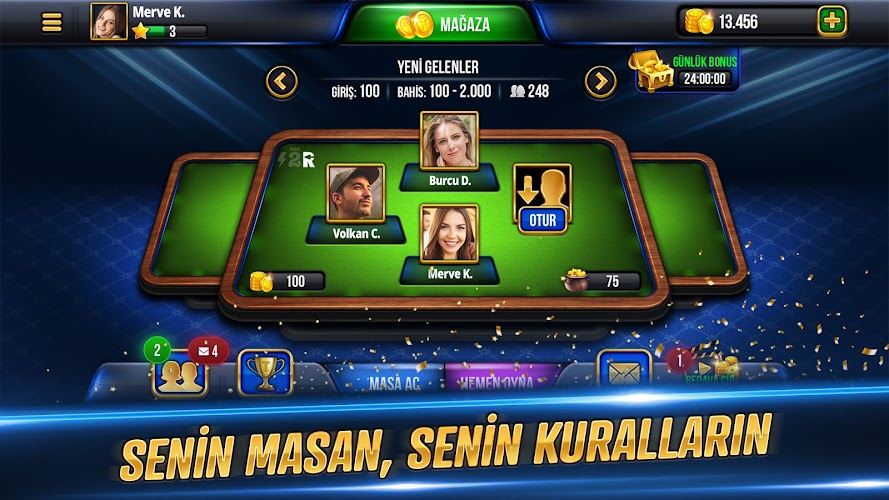 Tekel Okey - Online Çanak Okey Screenshot 4