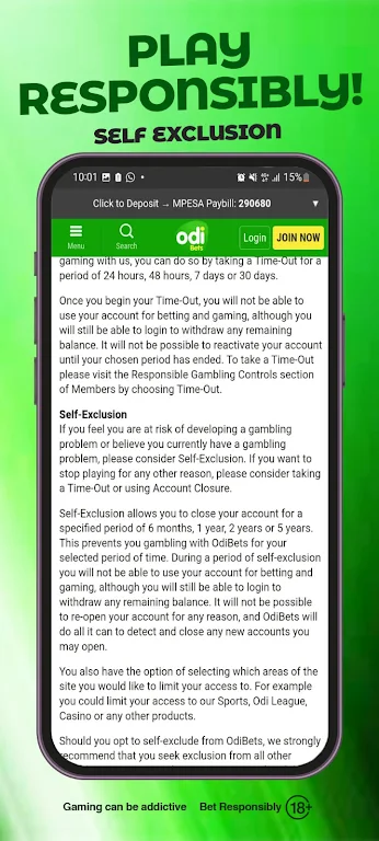 Odi bets Betting app Screenshot 1