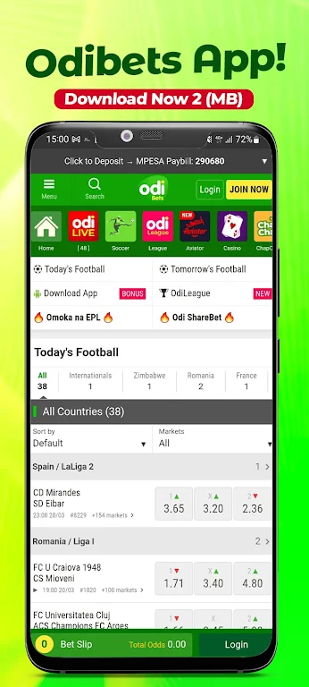 Odi bets Betting app Screenshot 2