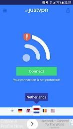 VPN high speed proxy - justvpn Screenshot 1