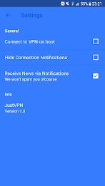 VPN high speed proxy - justvpn Screenshot 7