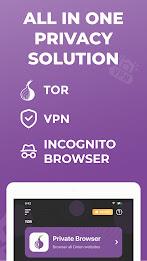 Private Onion Browser + VPN Screenshot 5