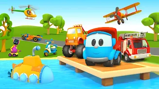 Leo 2: Puzzles & Cars for Kids Screenshot 1