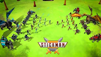 Stickman Battle Simulator game Screenshot 1