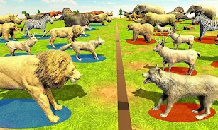 Wild Animals Kingdom Battle Screenshot 1