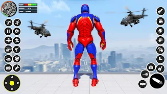 Spider Rescue- Rope Hero games Screenshot 1