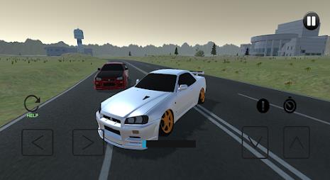 Driving Skyline R34 Drift Car Screenshot 5