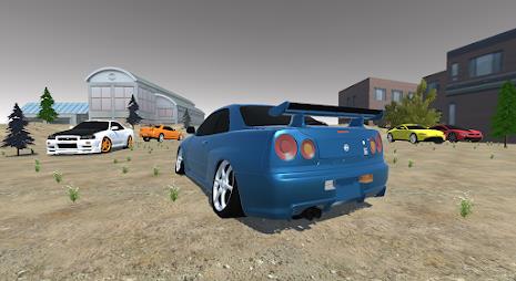 Driving Skyline R34 Drift Car Screenshot 1