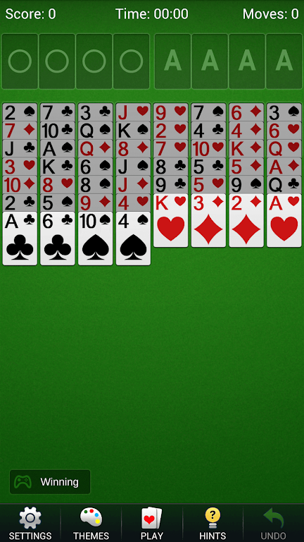 FreeCell Solitaire - thẻ Screenshot 1