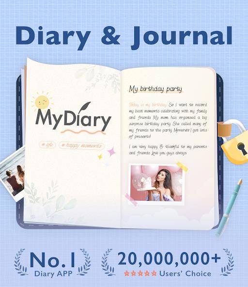 My Diary - Daily Diary Journal Mod Screenshot 1