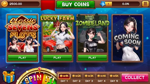 Sexy slot girls: vegas casino Mod Screenshot 2