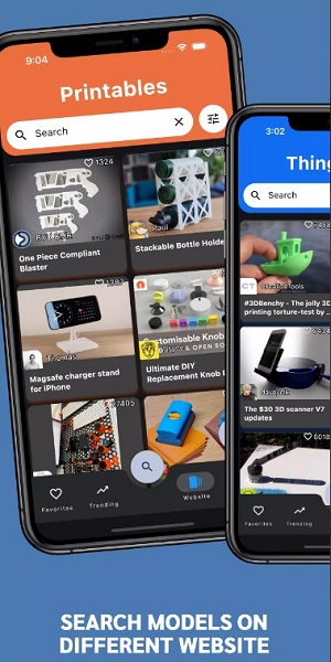 Thingiverse Printables | 3Drop Screenshot 2