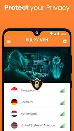 Pulpy VPN Unlimited VPN Proxy Screenshot 4