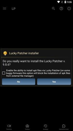 Lucky Patcher Screenshot 1