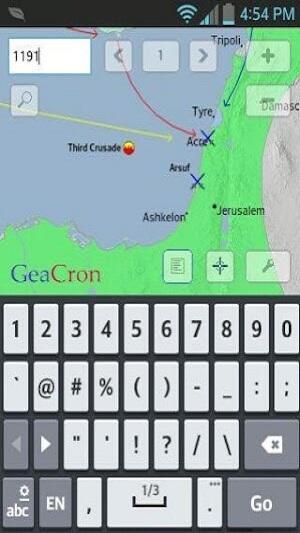 GeaCron History Maps Screenshot 2