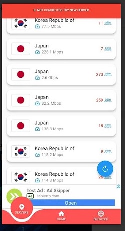 Japan VPN - Secure fast vpn Screenshot 1