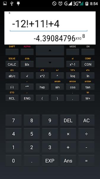 My Scientific Calculator Screenshot 1