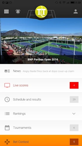 Tennis Temple - Live scores Screenshot 2